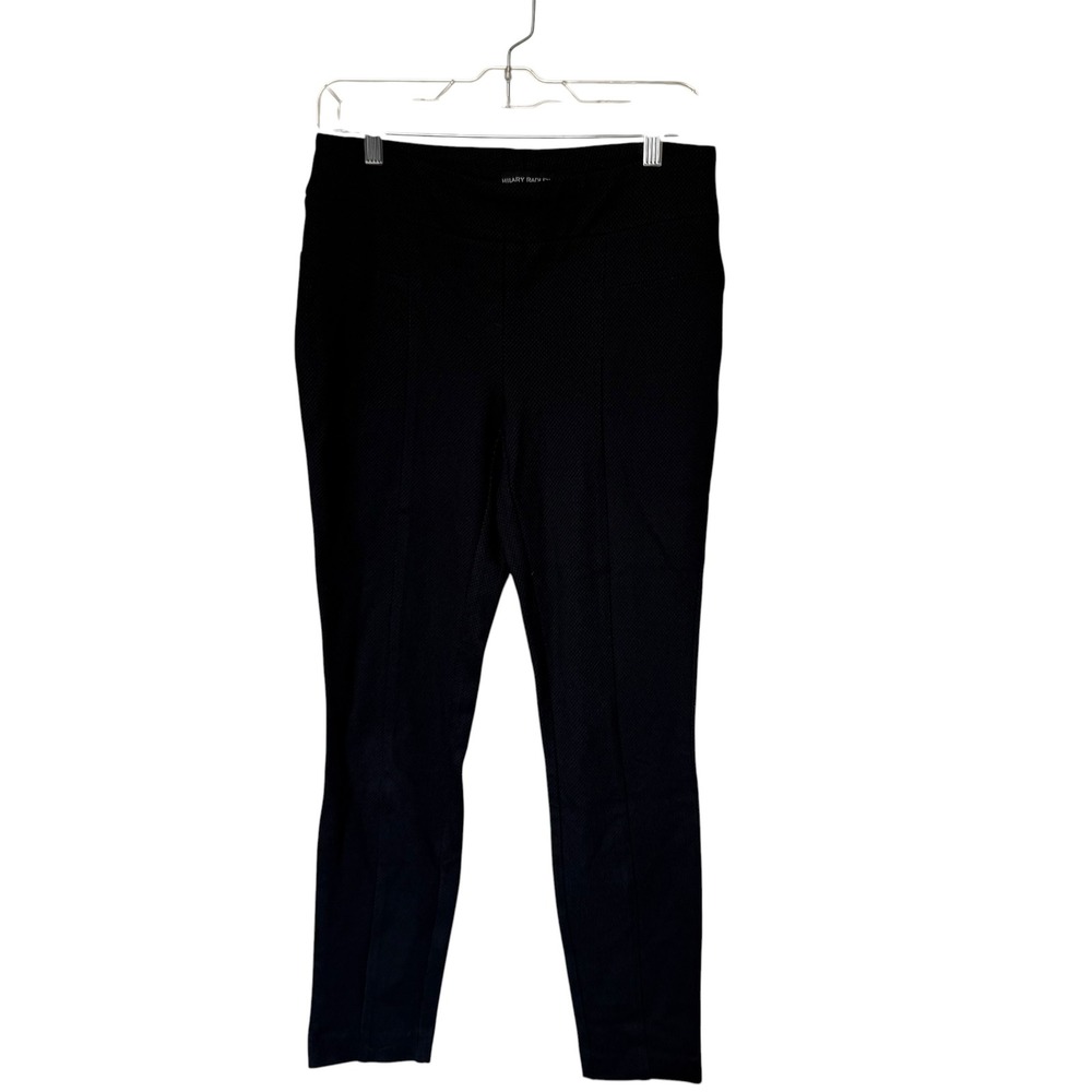 Hilary Radley‎ Pull On Pants Womens Small Black Exc. Textured Stretch Trousers
